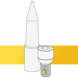 Line drawing tapered pilot