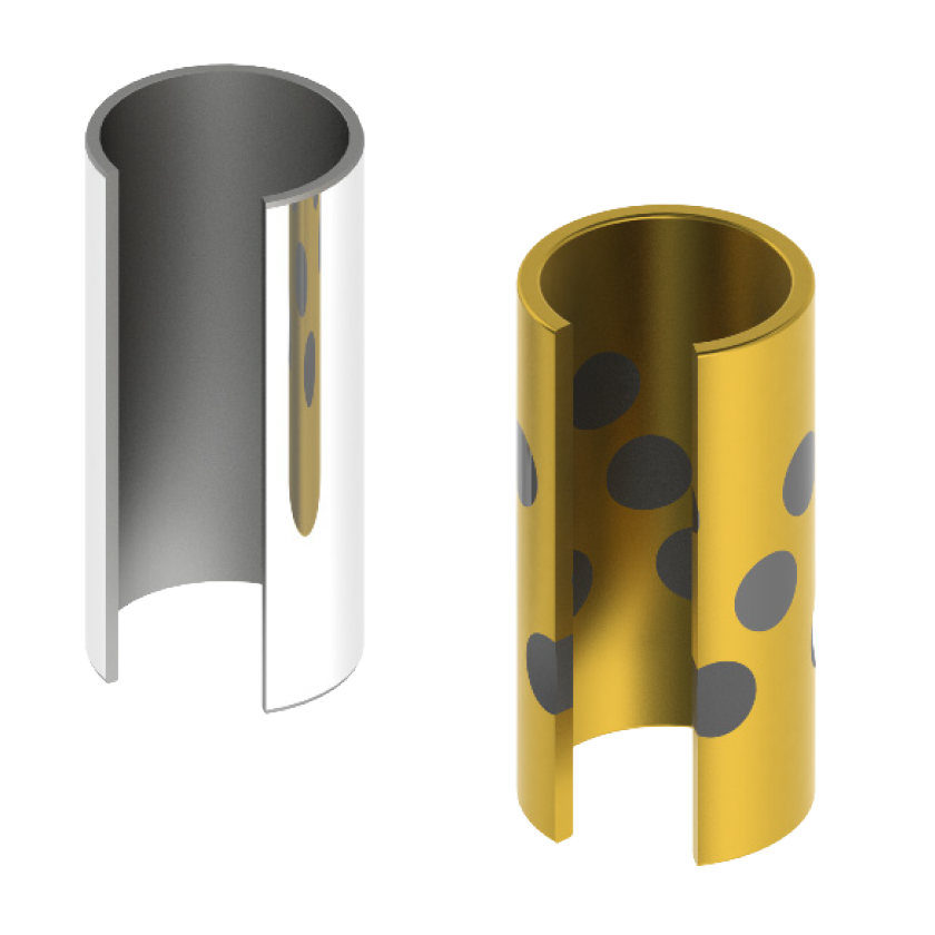 Bronze bushing and standard bushing styles