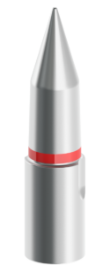 20mm-25mm Silver Tapered Pilot with Red Stripe