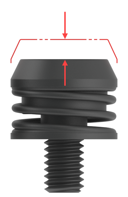 Black Ejector with Red arrow label