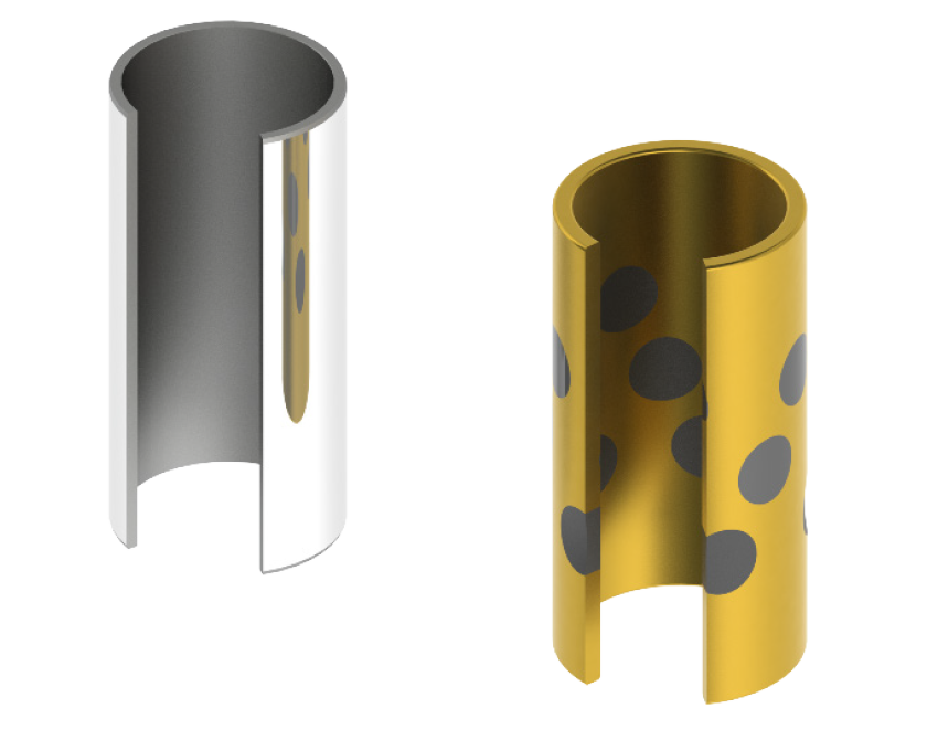 Standard vs. Bronze/Graphite Plugged option to support tooling applications