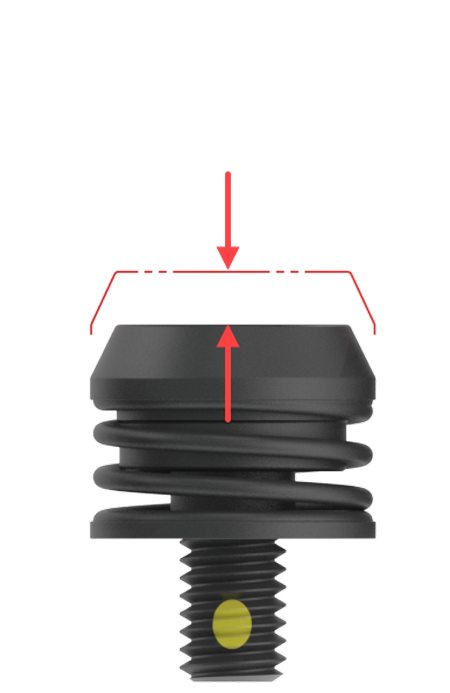 4.8mm ejector max travel