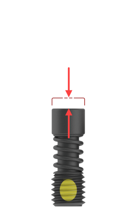 Mini 3.2mm mini ejector maximum travel