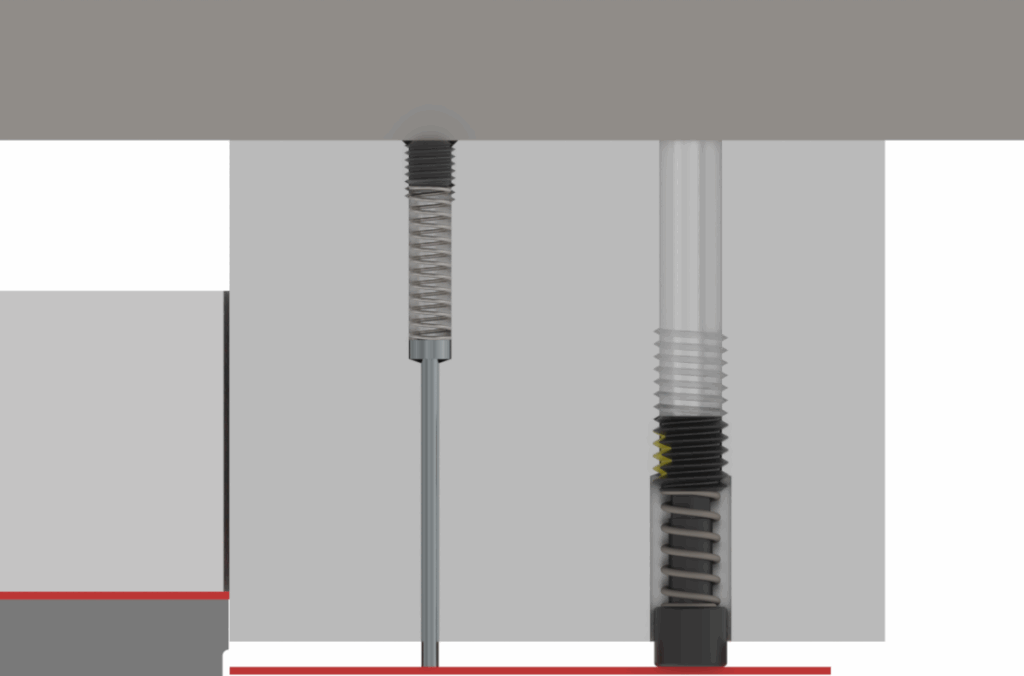 All-in-one assembly that's easily machined and installed on the working side